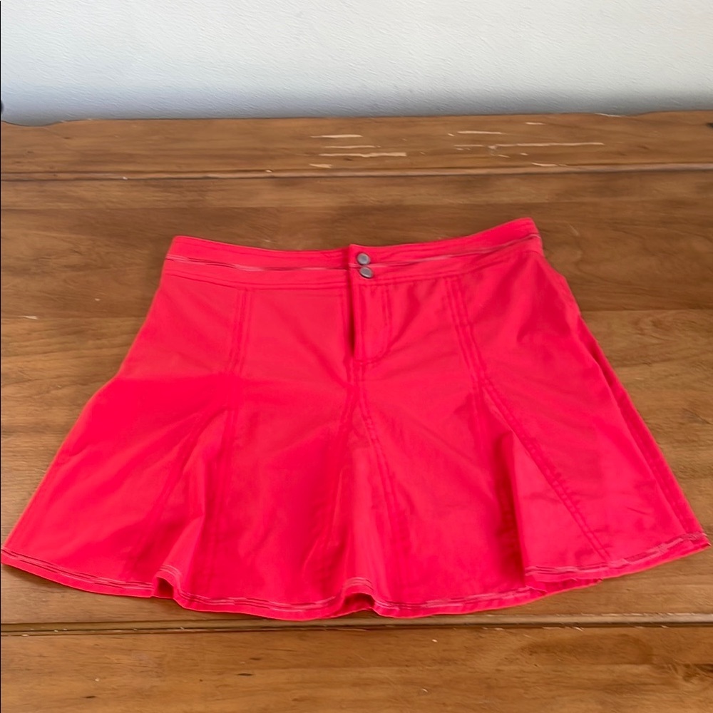 Title Nine Vibrant Coral Skort Size 8